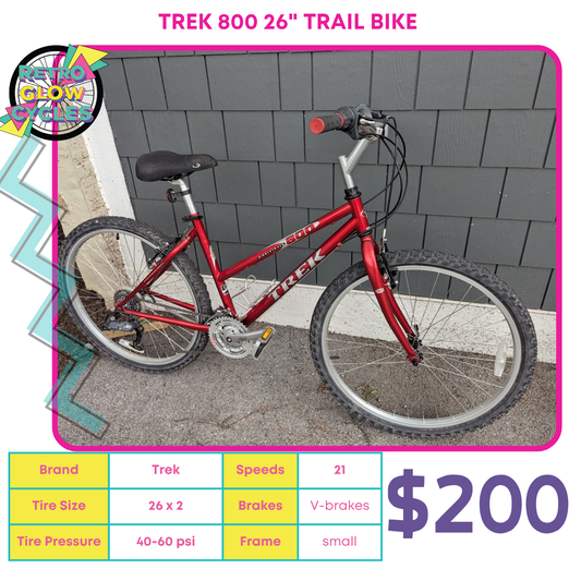 Trek 800 26" Trail Bike Red