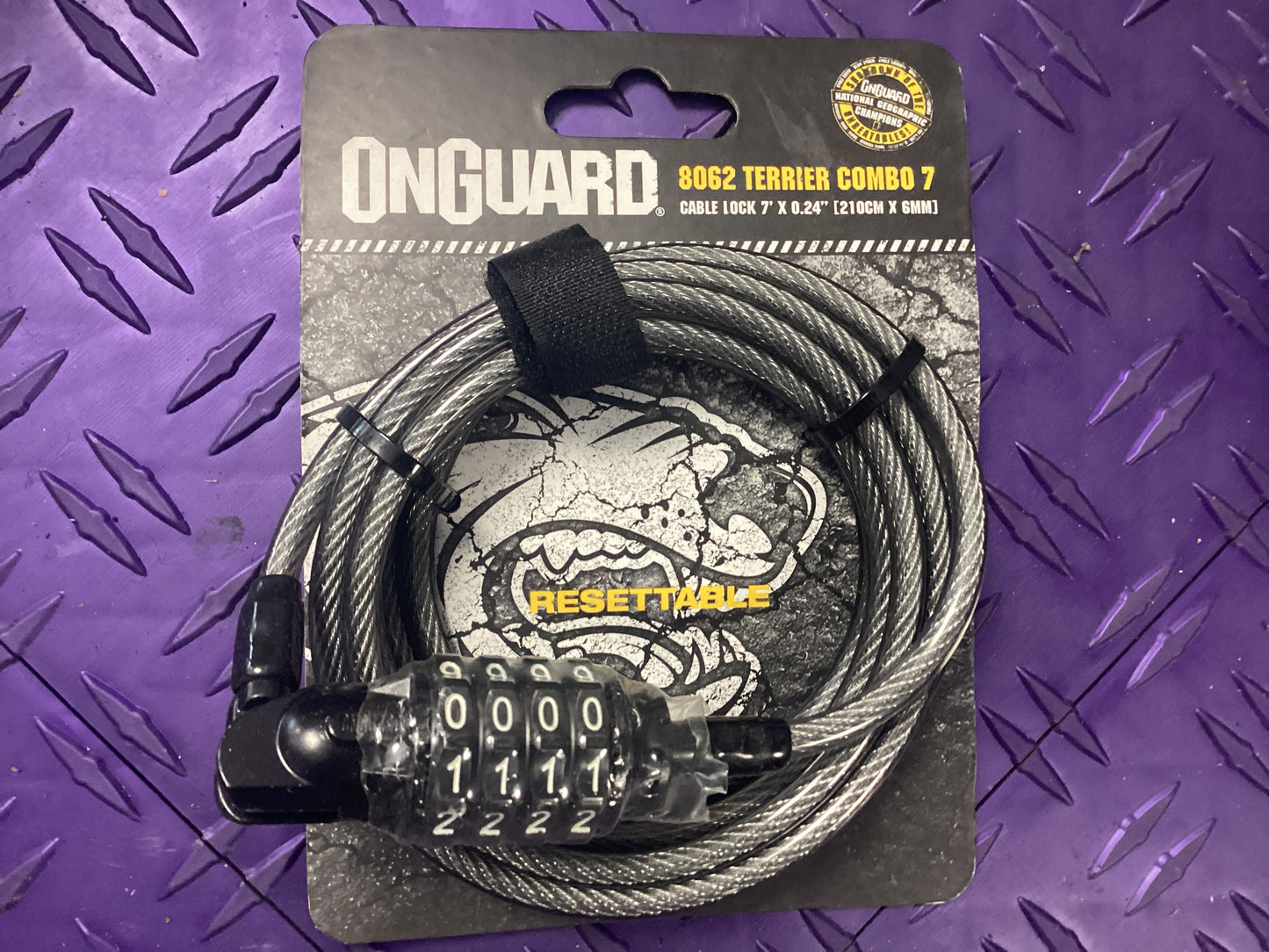 OnGuard Terrier Combo Lock 8061